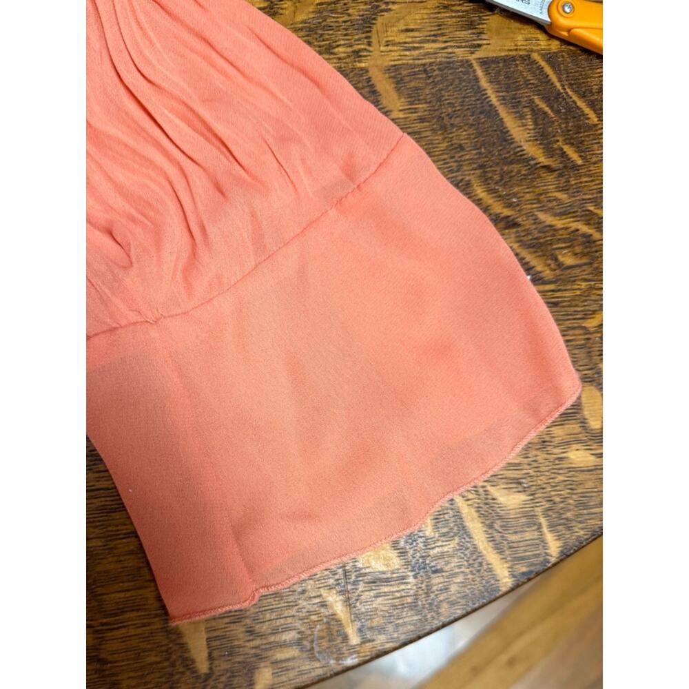Allison Taylor Coral Embroidered V-Neck Boho Tunic 2X - Picture 6 of 7